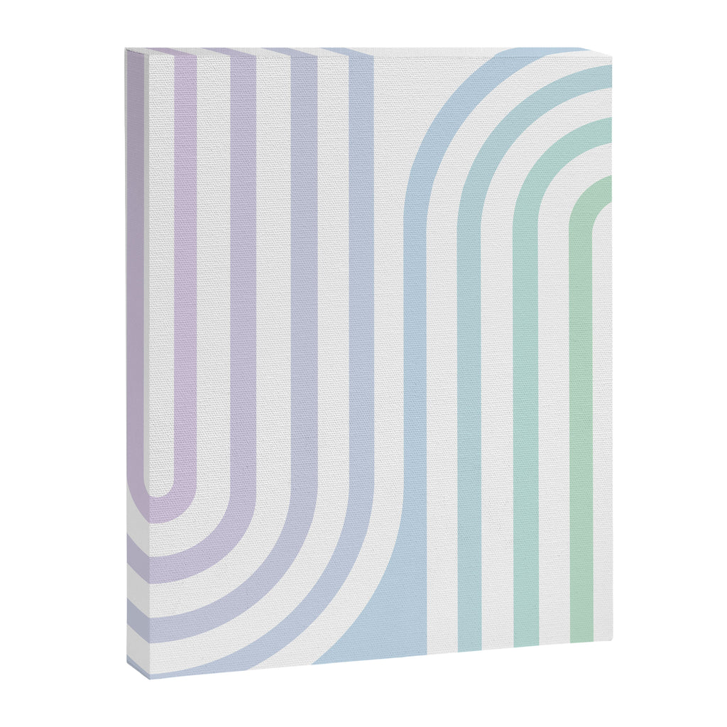 Bold Curvature Stripes XVII Canvas Print Gallery Image 6