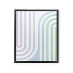 Bold Curvature Stripes XVII Framed Canvas Print Gallery Image 6