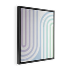 Bold Curvature Stripes XVII Framed Canvas Print Gallery Image 2