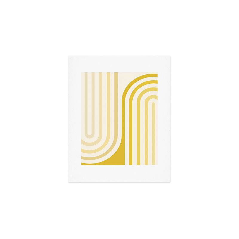 Bold Curvature Stripes XVIII Art Print Gallery Image 1