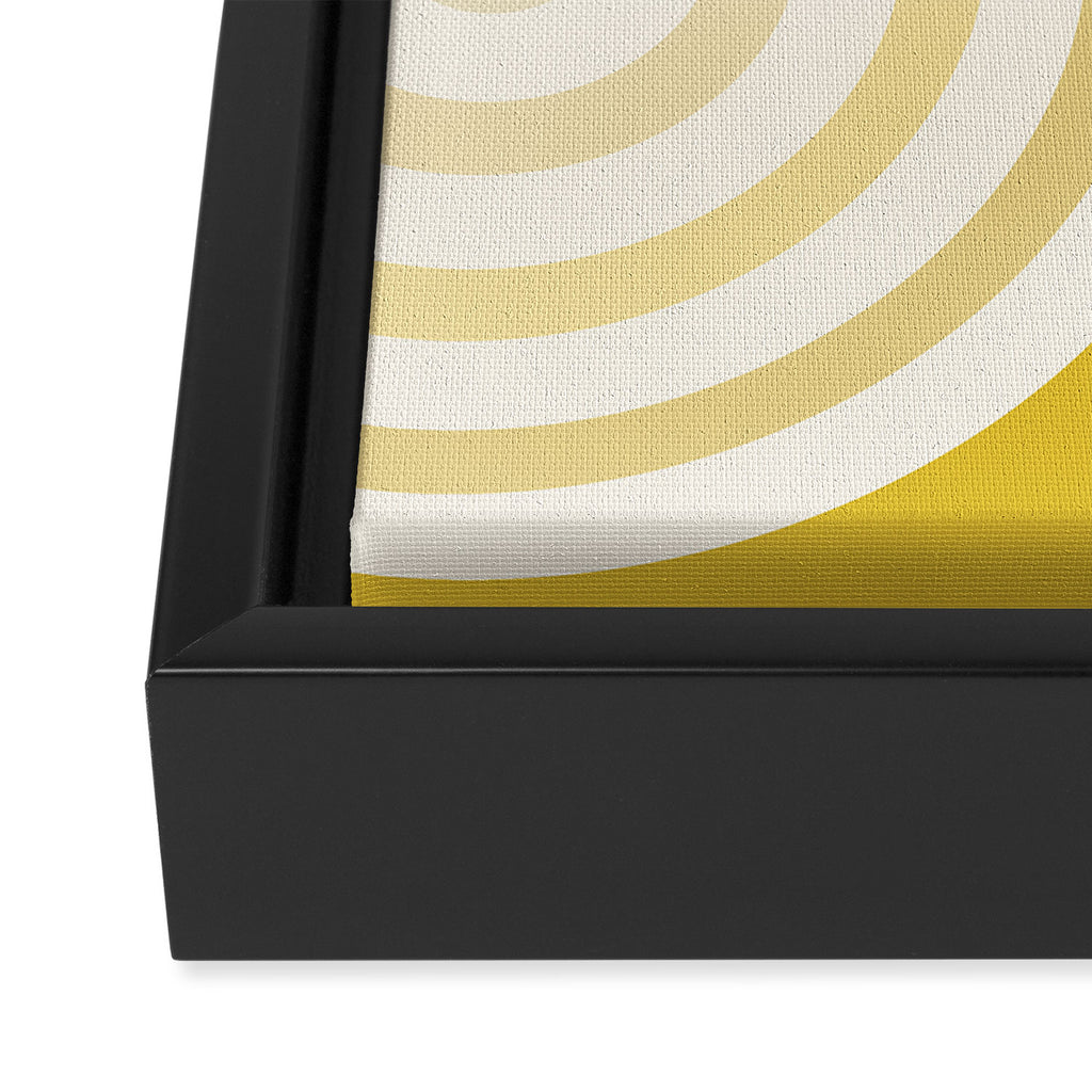 Bold Curvature Stripes XVIII Framed Canvas Print Gallery Image 3