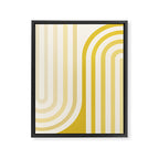 Bold Curvature Stripes XVIII Framed Canvas Print Gallery Image 6