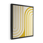 Bold Curvature Stripes XVIII Framed Canvas Print Gallery Image 2