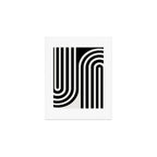Bold Curvature Stripes XXXVI Art Print Gallery Image 1