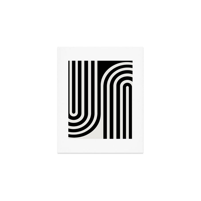 Bold Curvature Stripes XXXVI Art Print Gallery Image 1