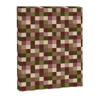 Bold Earthy Checks Pattern - Small V Canvas Print Gallery Image 8