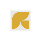 Bold Geometric Shapes - Golden Yellow Art Print Gallery Image 1