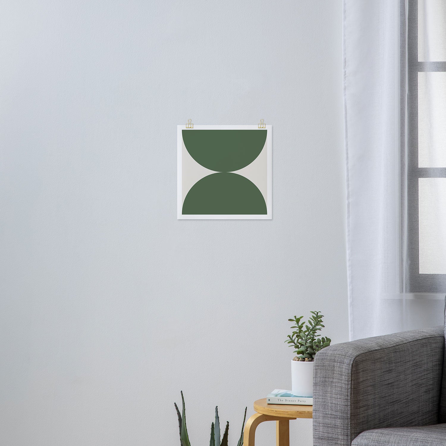 Bold Geometric Shapes Maximalism XIII Green Art Print Gallery Image 3