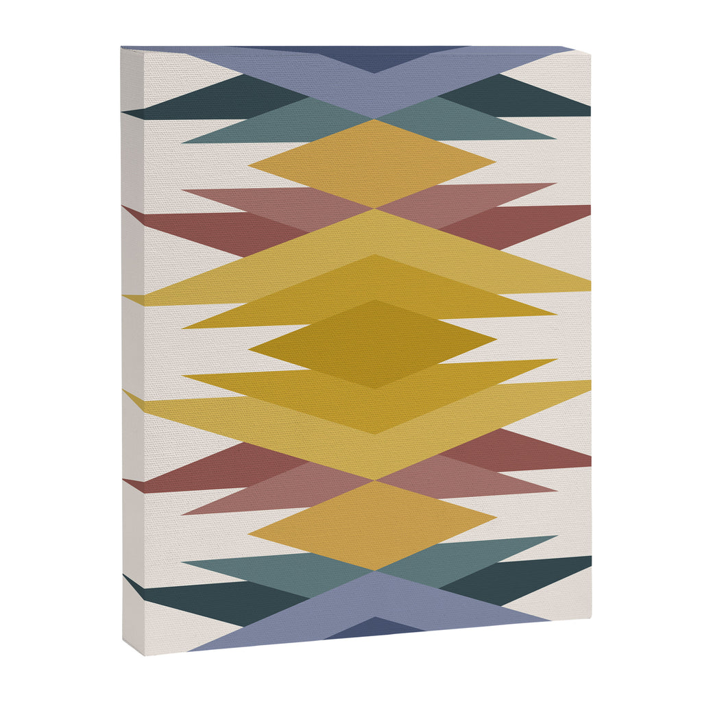 Bold Geometric Triangles III Canvas Print Gallery Image 6