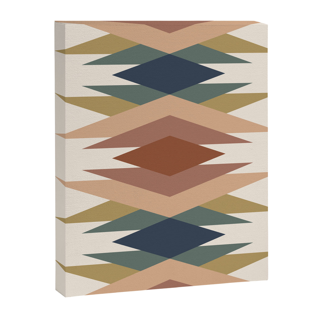 Bold Geometric Triangles IX Canvas Print Gallery Image 6