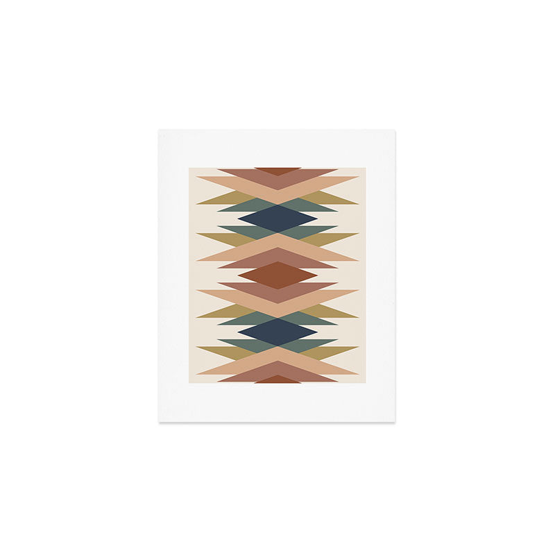 Bold Geometric Triangles IX Art Print Gallery Image 1