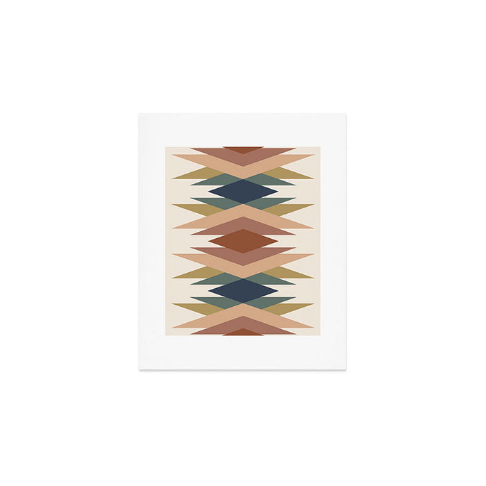 Bold Geometric Triangles IX Art Print Gallery Image 1