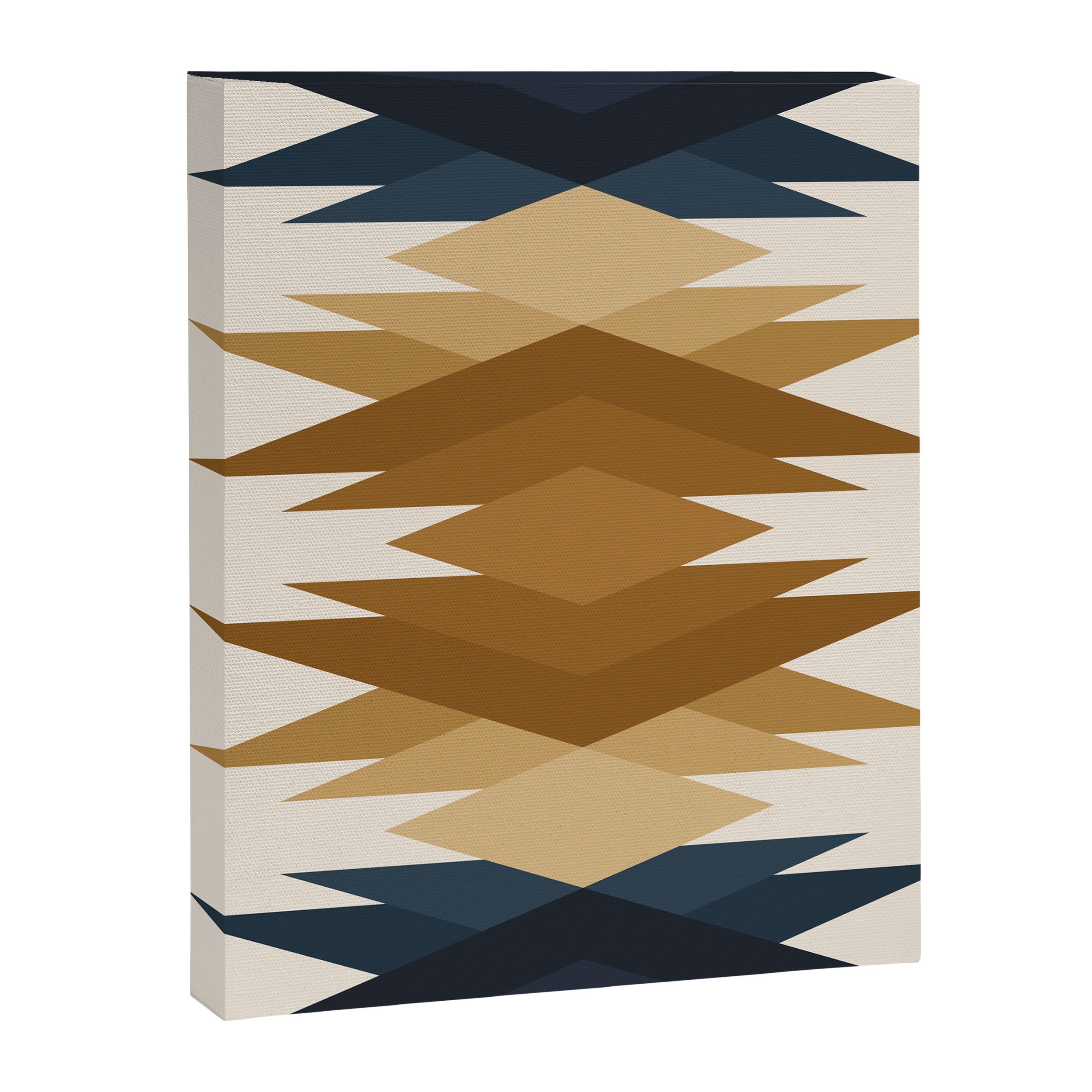 Bold Geometric Triangles V Canvas Print Gallery Image 6
