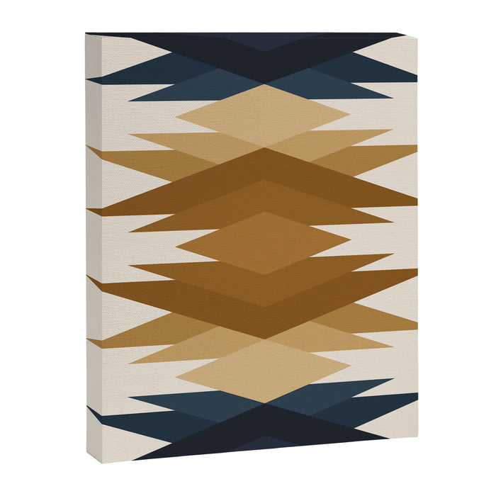 Bold Geometric Triangles V Canvas Print Gallery Image 1