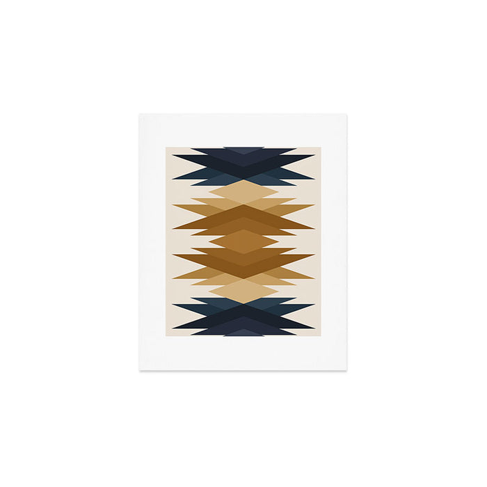 Bold Geometric Triangles V Art Print Gallery Image 1