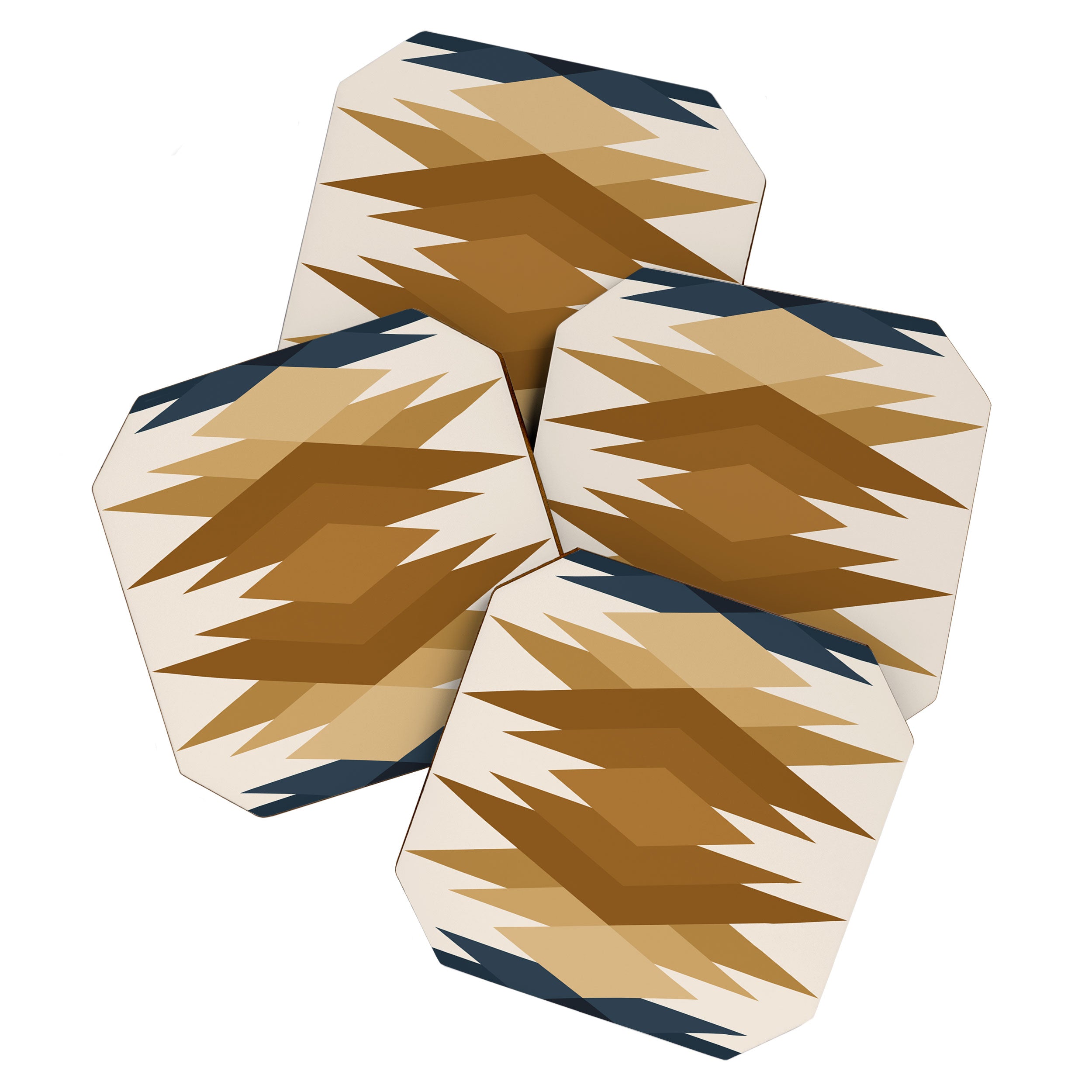 Bold Geometric Triangles V Coaster Gallery Image 1