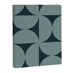 Bauhaus Mid Century Modern Geometric XI Earthy Green Canvas Print Gallery Image 8