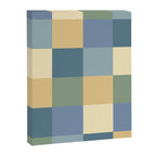 Bold Natural Checks Pattern - Large VIII Canvas Print Gallery Image 8