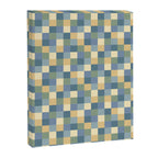 Bold Natural Checks Pattern - Small VIII Canvas Print Gallery Image 8