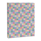 Bold Pastel Checks Pattern - Small XXXII Canvas Print Gallery Image 8