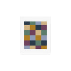 Bold Retro Checks Pattern - Large XIV Art Print Gallery Image 1