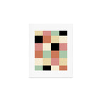 Bold Retro Checks Pattern - Large XXXIV Art Print Gallery Image 1