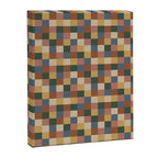 Bold Retro Checks Pattern - Small XI Canvas Print Gallery Image 8