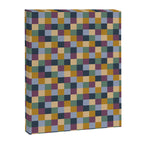 Bold Retro Checks Pattern - Small XIV Canvas Print Gallery Image 8