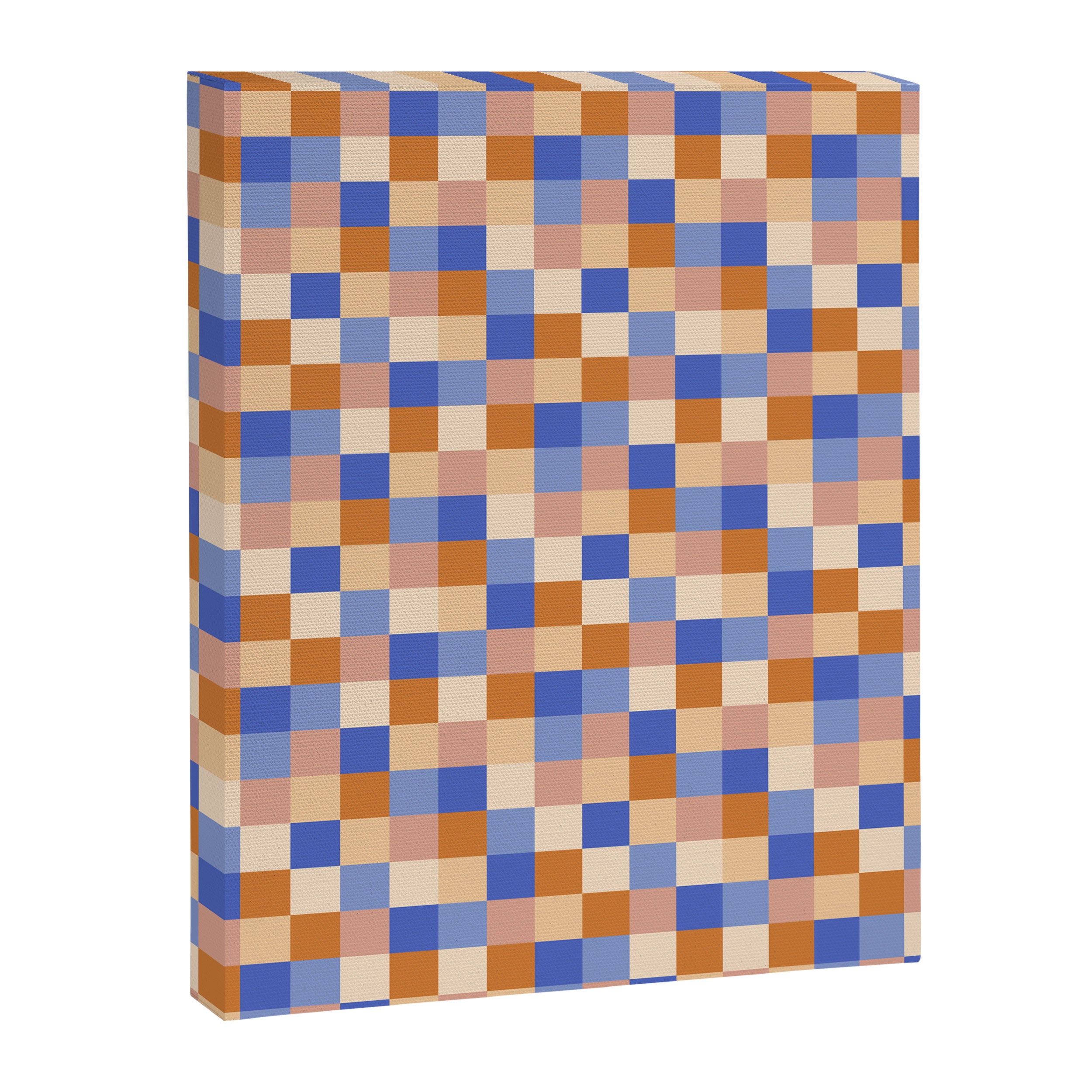 Bold Retro Checks Pattern - Small XXIX Canvas Print Gallery Image 8