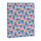 Bold Retro Checks Pattern - Small XXXI Canvas Print Gallery Image 8