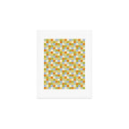 Bold Retro Checks Pattern - Small XXXVI Art Print Gallery Image 1