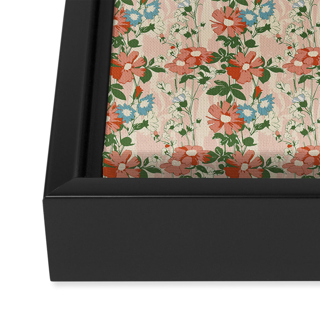 Botanical Nostalgia Hand Painted Framed Canvas Print Gallery Image 3