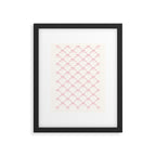 Bows & Ribbons Pattern I Pastel Pink Framed Art Print Gallery Image 6