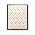 Bows & Ribbons Pattern III Neutral Framed Canvas Print Gallery Image 8