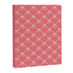 Bows & Ribbons Pattern LII Coral Pink Canvas Print Gallery Image 8