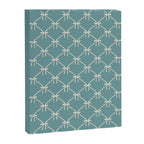 Bows & Ribbons Pattern LIV Teal Green Canvas Print Gallery Image 8