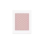 Bows & Ribbons Pattern LVII Pastel Pink Art Print Gallery Image 1