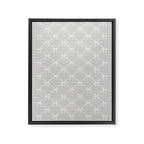 Bows & Ribbons Pattern LX Light Grey Framed Canvas Print Gallery Image 8