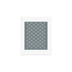 Bows & Ribbons Pattern LXI Neutral Grey Art Print Gallery Image 1