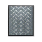 Bows & Ribbons Pattern LXI Neutral Grey Framed Canvas Print Gallery Image 8