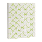 Bows & Ribbons Pattern V Green Canvas Print Gallery Image 8
