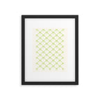 Bows & Ribbons Pattern V Green Framed Art Print Gallery Image 6