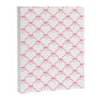 Bows & Ribbons Pattern VIII Y2K Pink Canvas Print Gallery Image 8