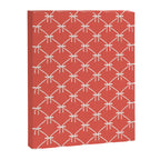 Bows & Ribbons Pattern XIII Bright Red Canvas Print Gallery Image 8
