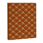 Bows & Ribbons Pattern XIV Rust Canvas Print Gallery Image 8