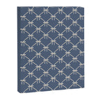 Bows & Ribbons Pattern XLIII Neutral Blue Canvas Print Gallery Image 8