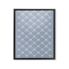 Bows & Ribbons Pattern XLIV Light Pastel Blue Framed Canvas Print Gallery Image 8
