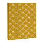 Bows & Ribbons Pattern XX Golden Yellow Canvas Print Gallery Image 8