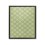 Bows & Ribbons Pattern XXIV Pastel Green Framed Canvas Print Gallery Image 8