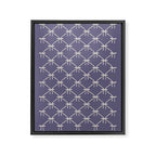 Bows & Ribbons Pattern XXXIII Neutral Lavender Purple Framed Canvas Print Gallery Image 8